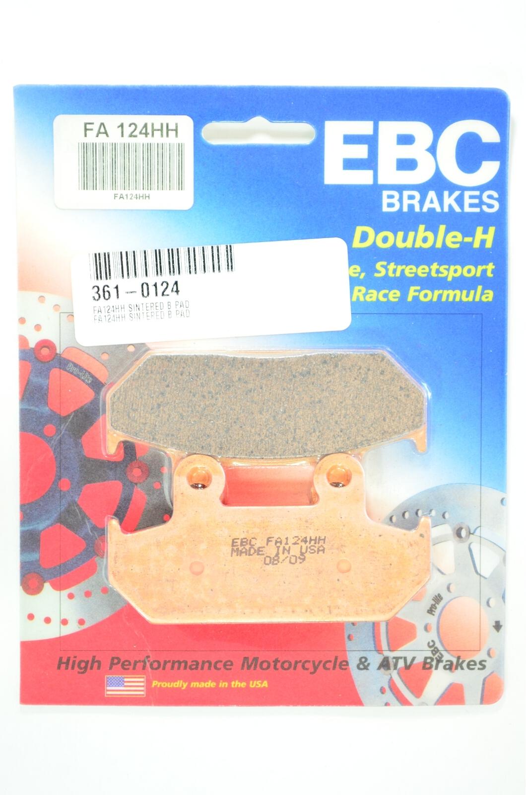 Front Sintered Double-H Brake Pads - For 86-88 Honda CBR1000 & VFR 700/750 - Click Image to Close