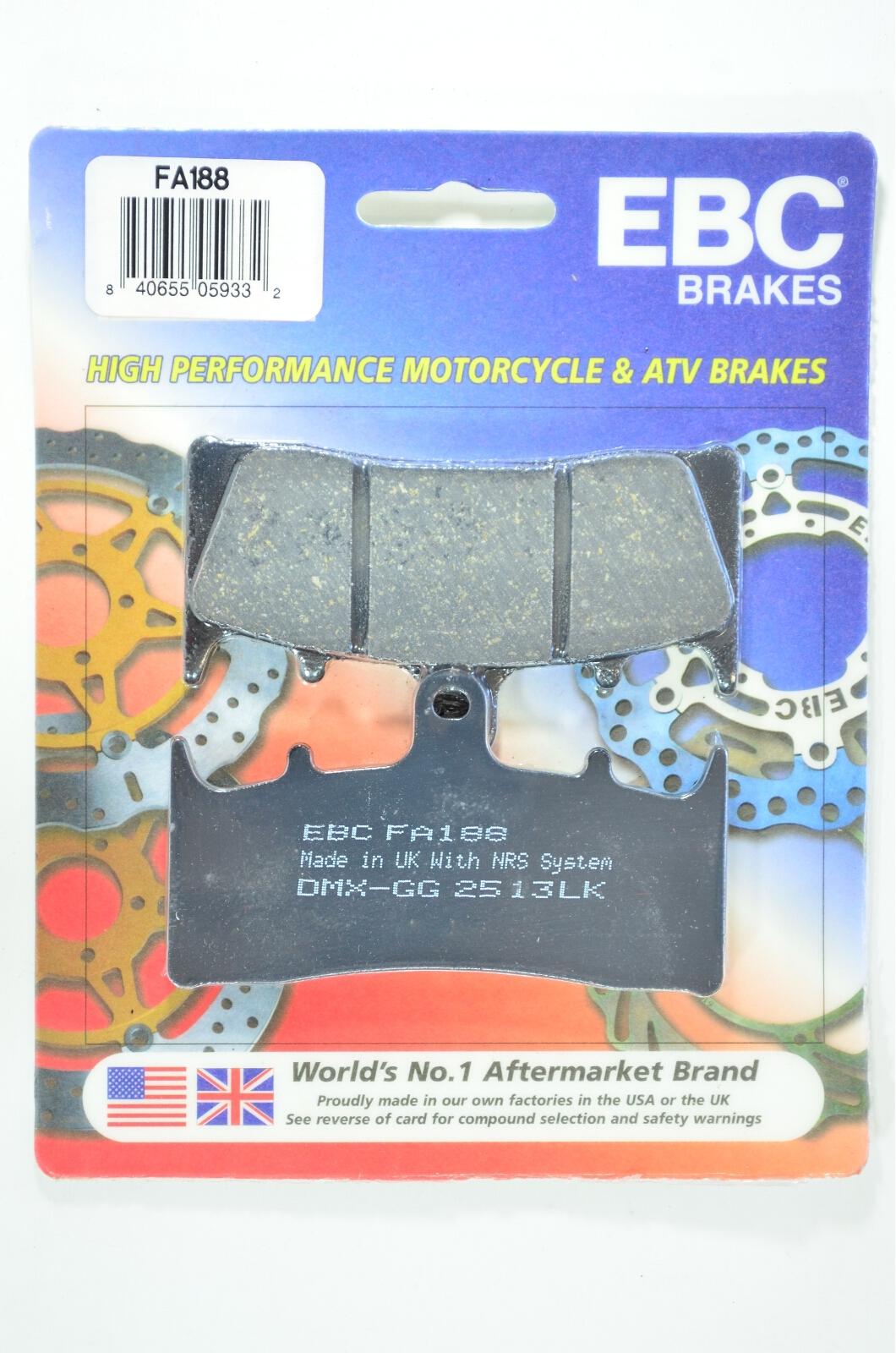 Front Organic Brake Pads - Click Image to Close