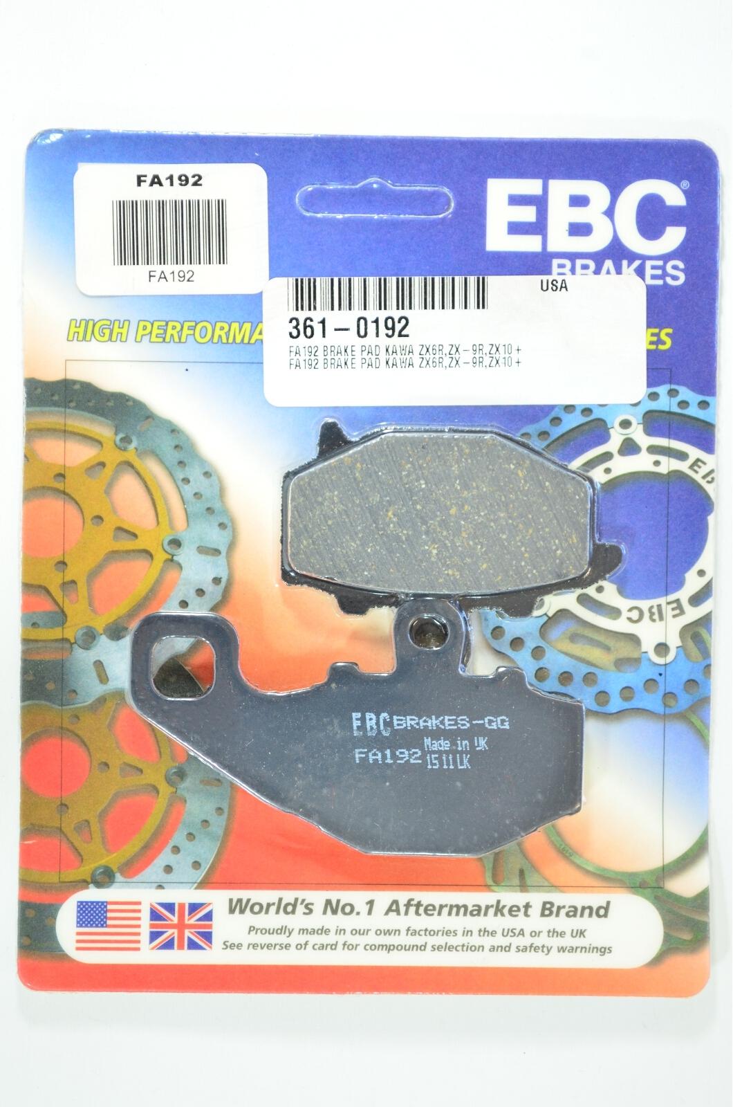 Standard Organic Brake Pads - Click Image to Close