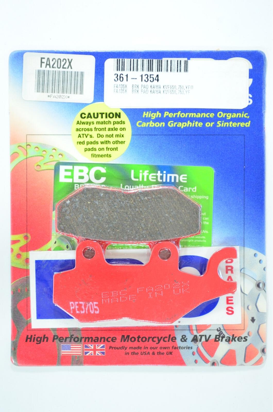 Standard Organic Brake Pads - Click Image to Close