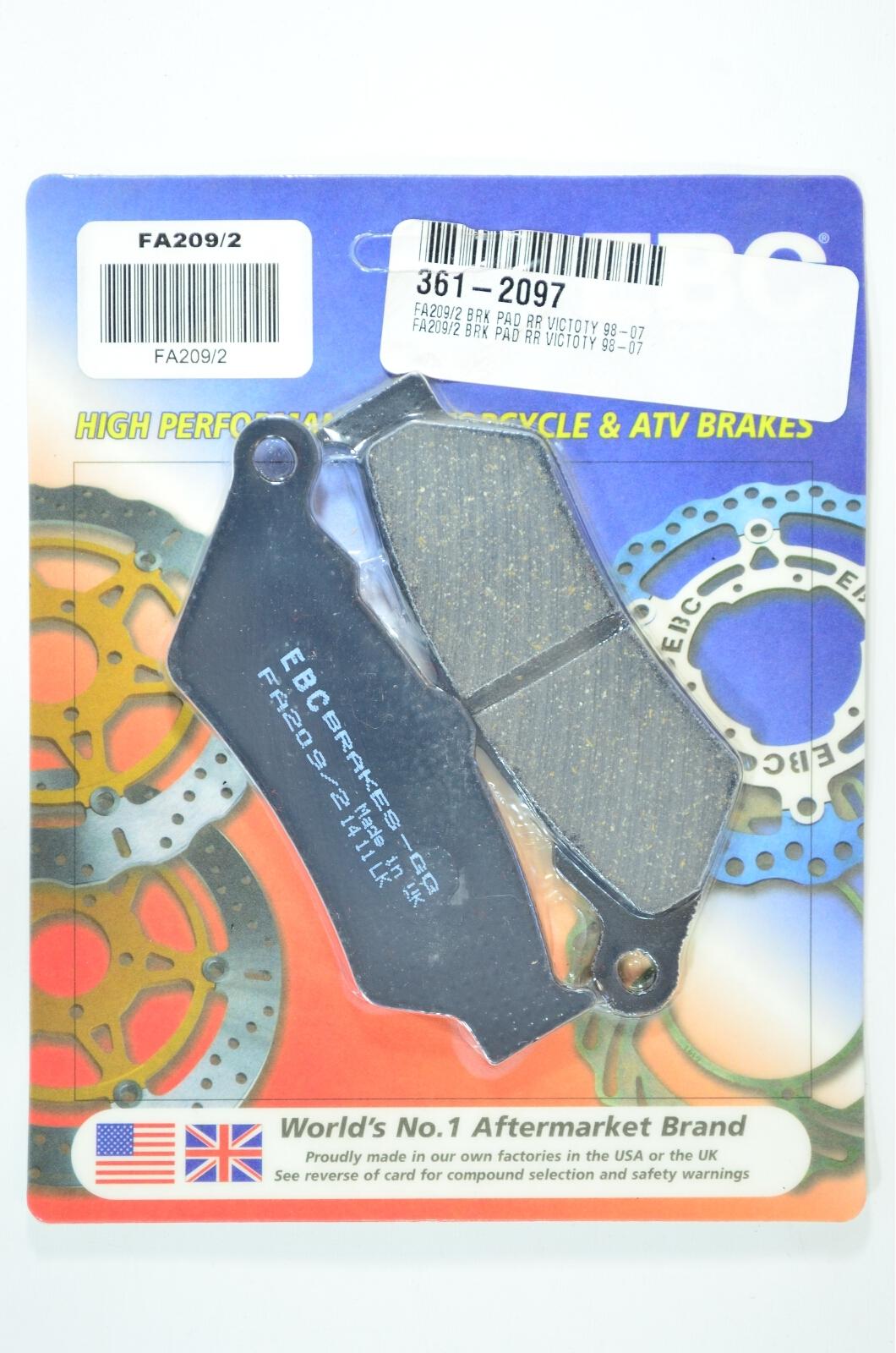 Standard Organic Brake Pads - Click Image to Close