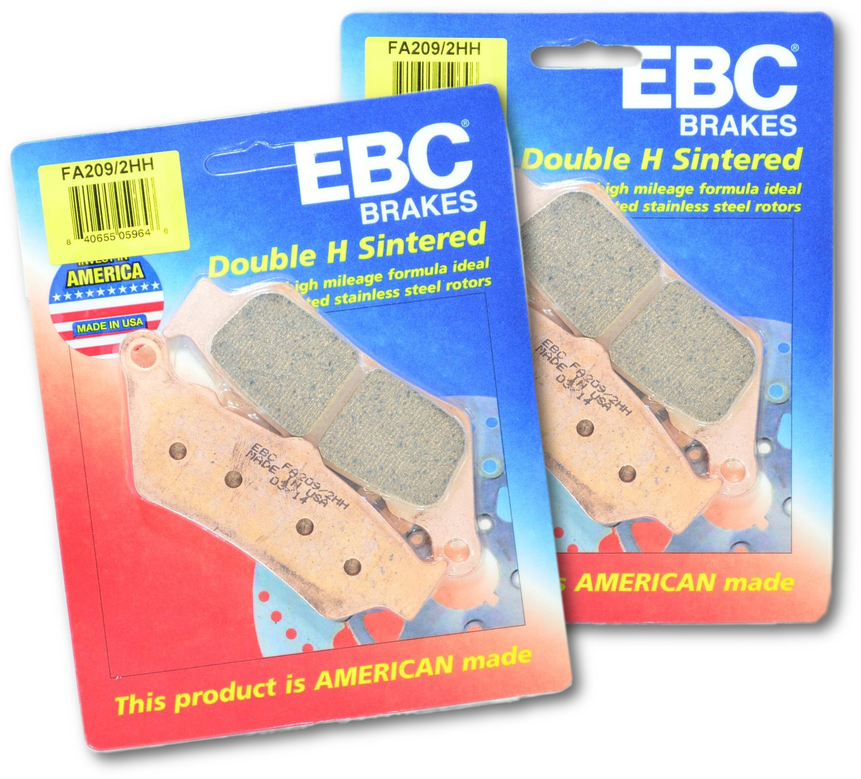 Sintered Double-H Brake Pads Front Kit - Click Image to Close