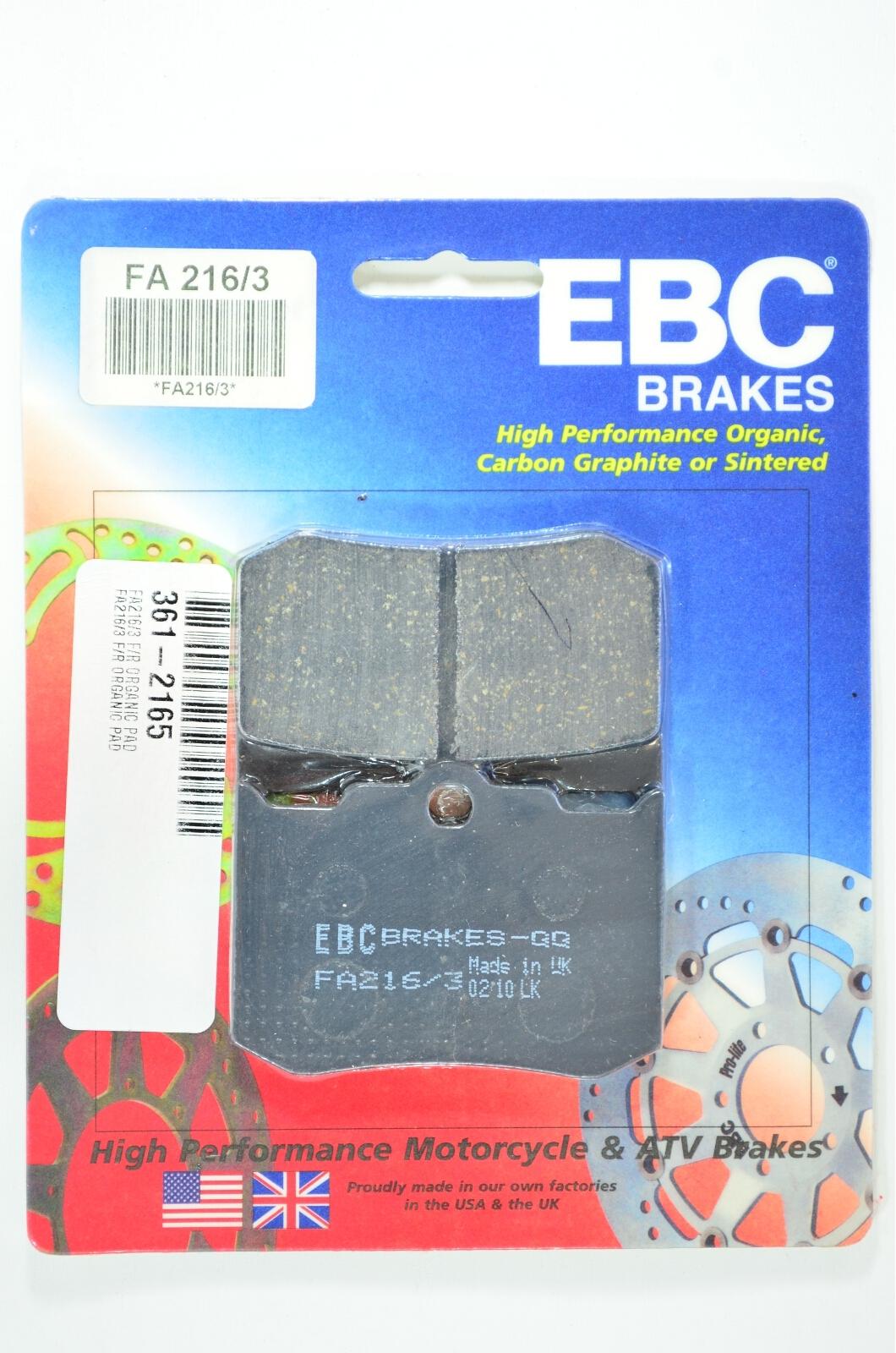 Standard Organic Brake Pads - Click Image to Close