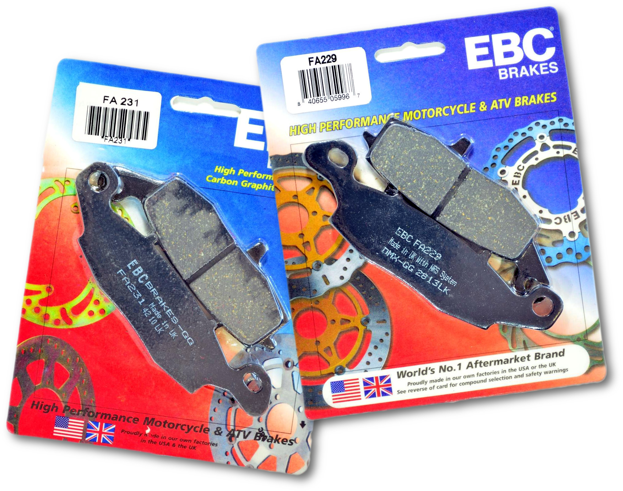 Standard Organic Brake Pads Front Kit - Click Image to Close