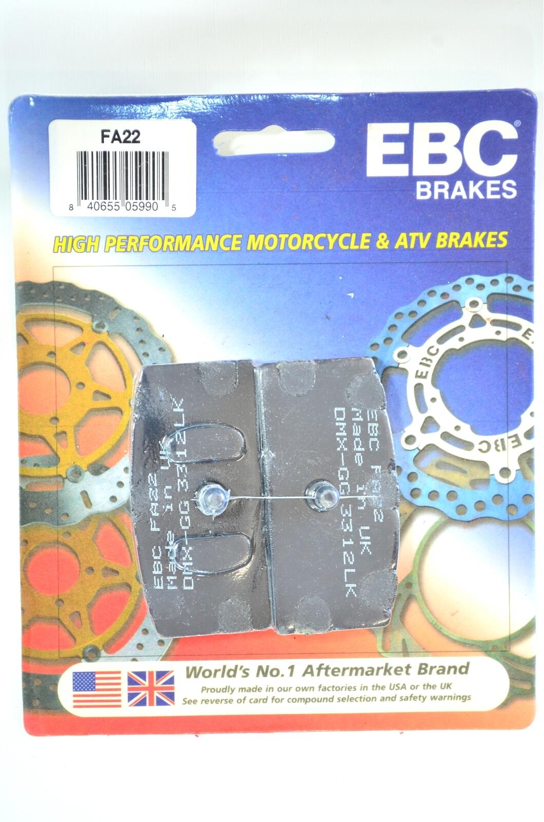 Standard Organic Brake Pads - Click Image to Close