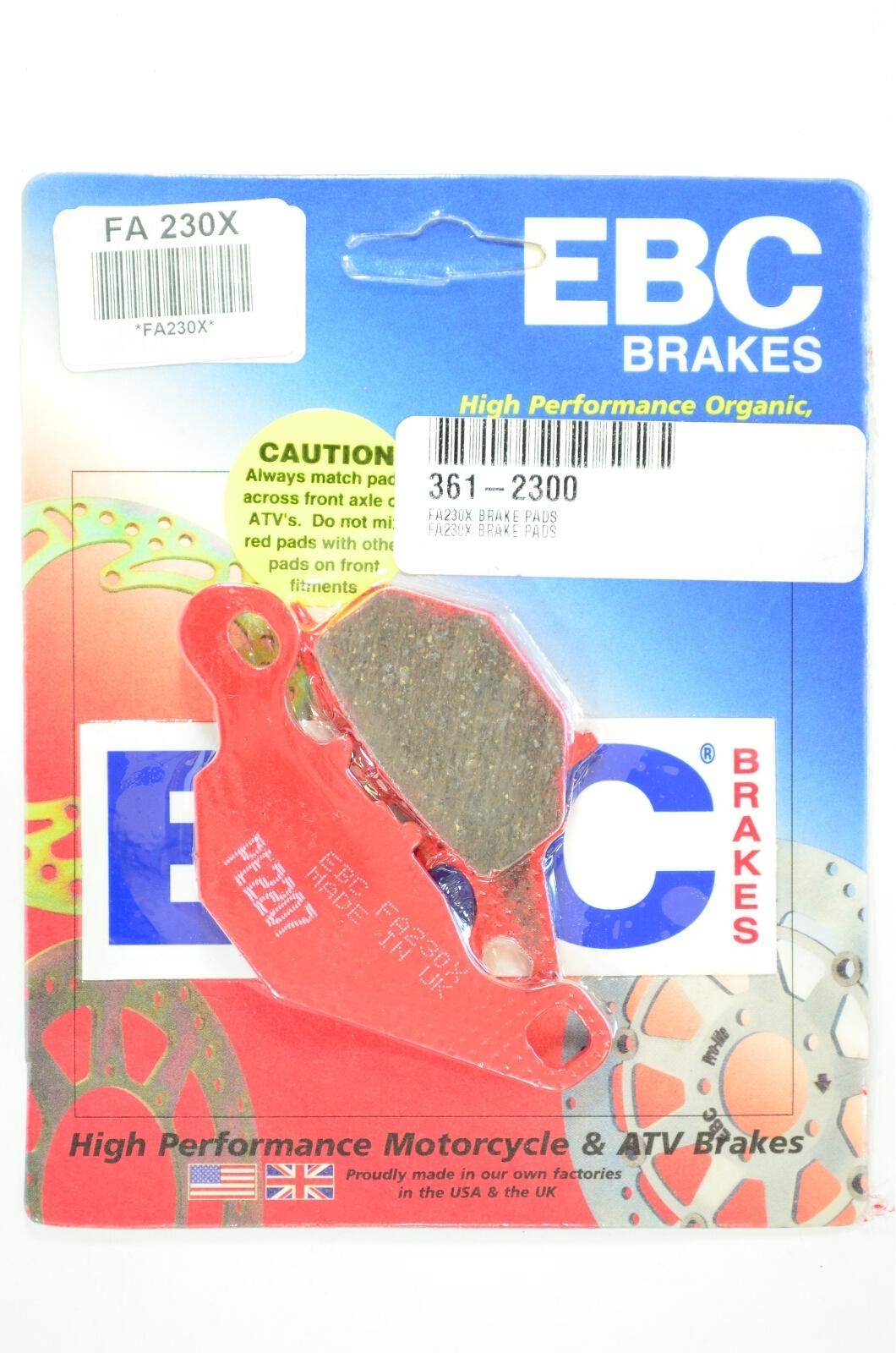 Front Organic Brake Pads - Click Image to Close