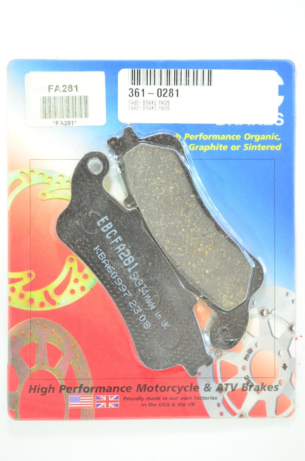 Standard Organic Brake Pads - Click Image to Close