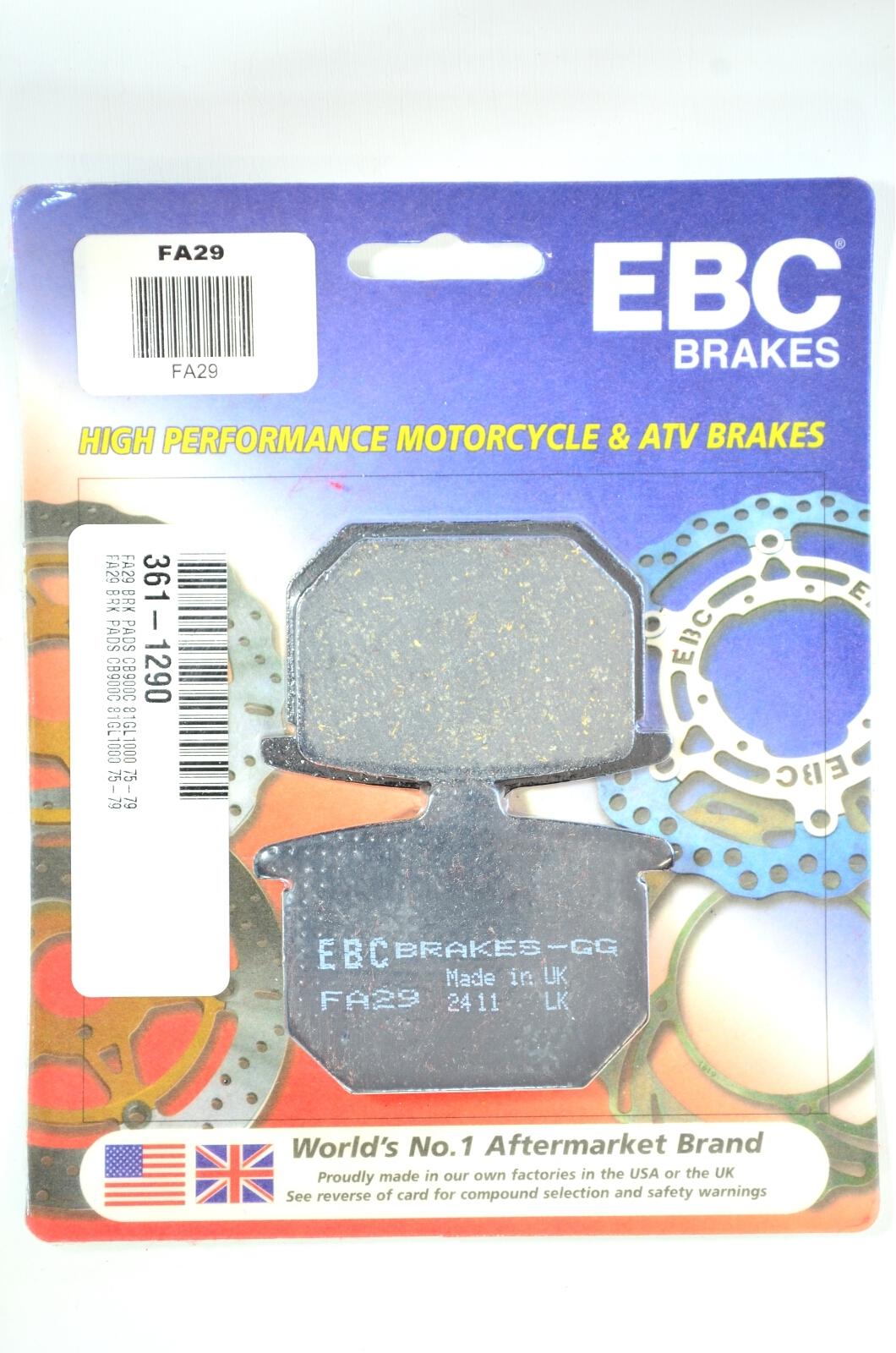 Standard Organic Brake Pads - Click Image to Close