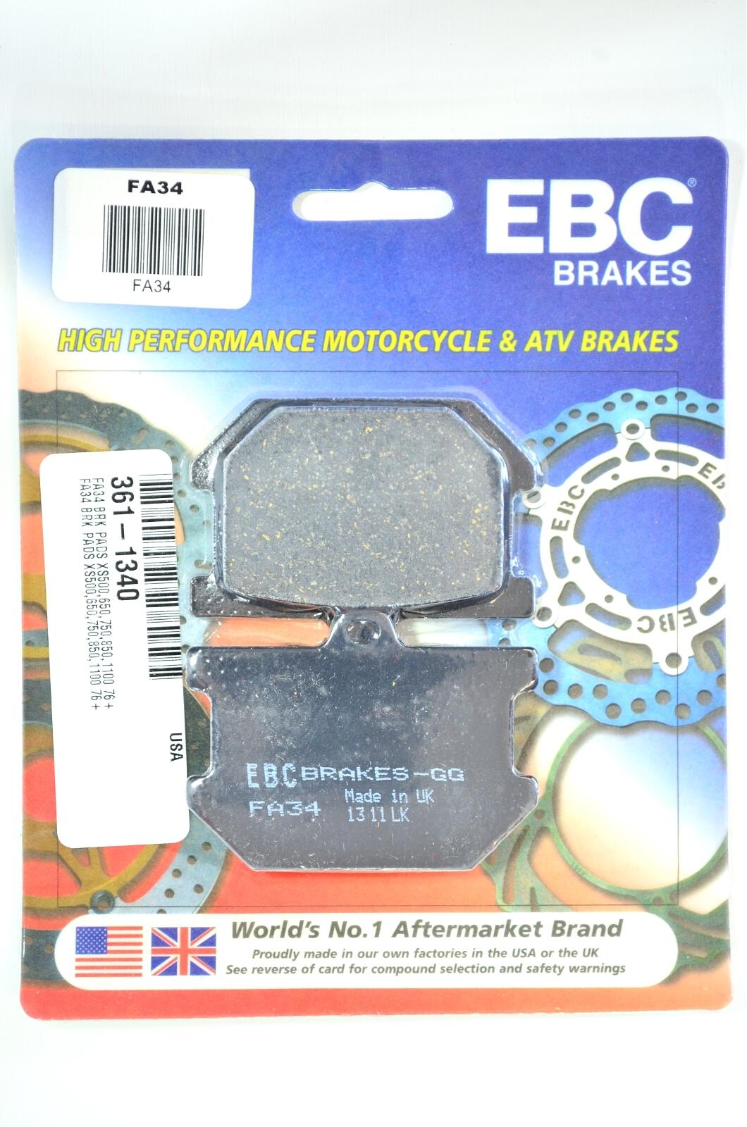 Standard Organic Brake Pads - Click Image to Close