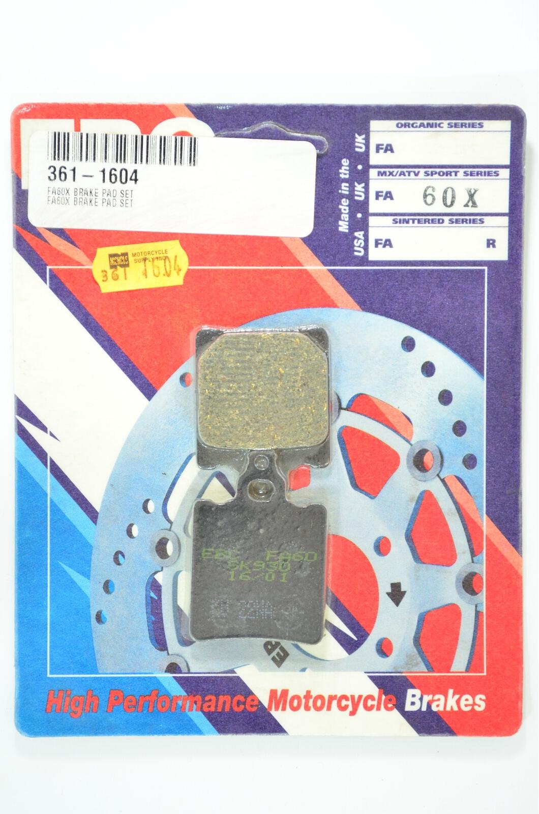 Standard Organic Brake Pads - For 99-05 Aprilia MX50 RS50 Replica RX50 - Click Image to Close