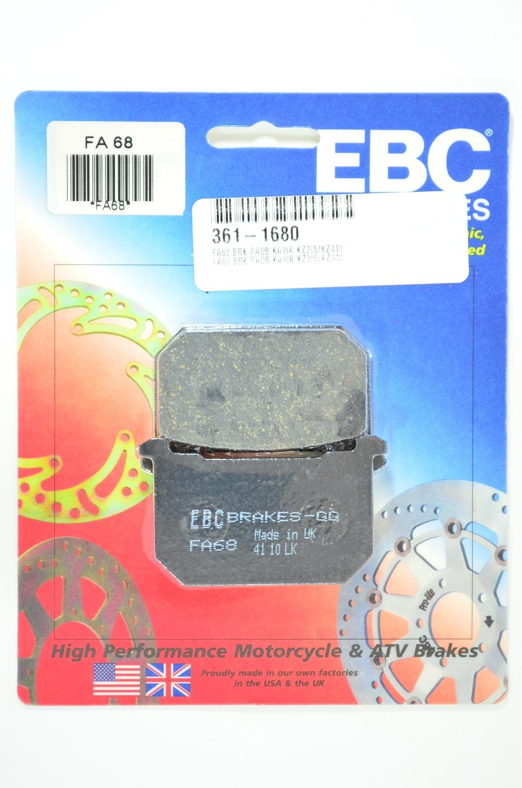 Standard Organic Brake Pads - Click Image to Close