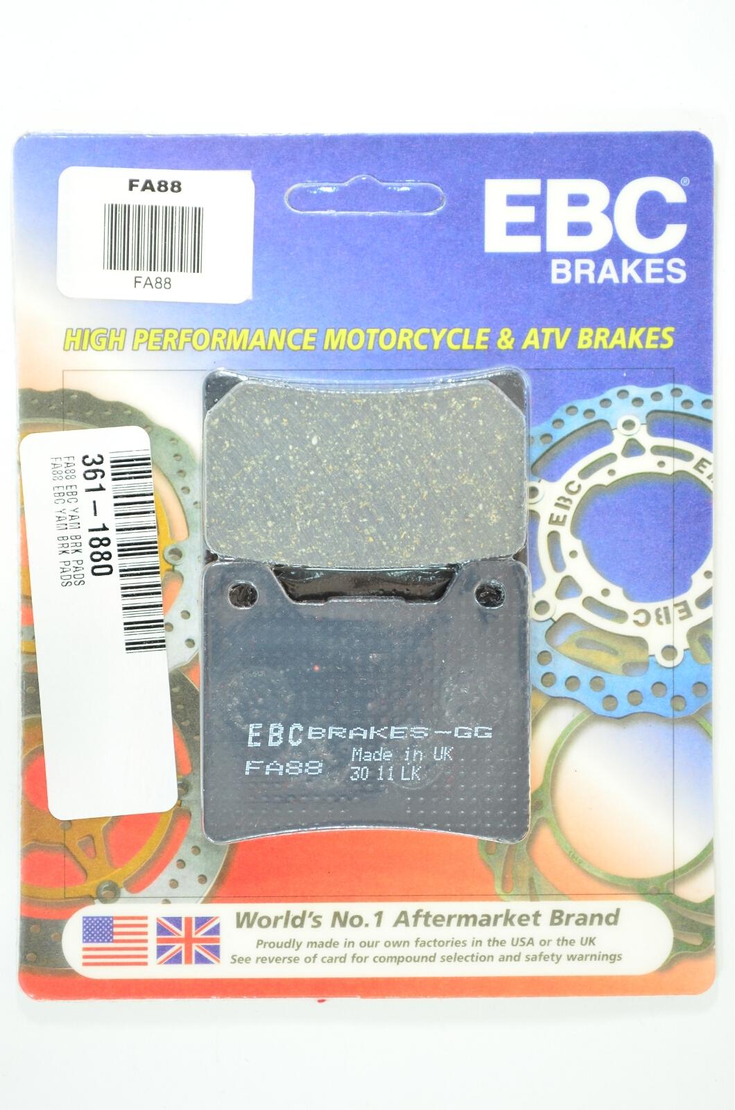 Standard Organic Brake Pads - Click Image to Close