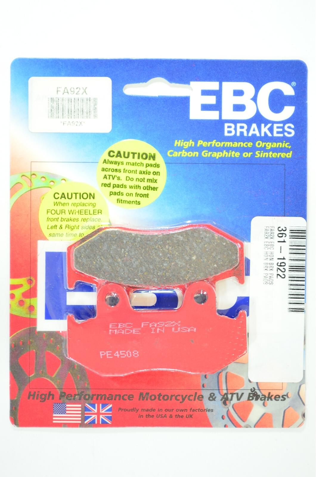 Standard Organic Brake Pads - Click Image to Close