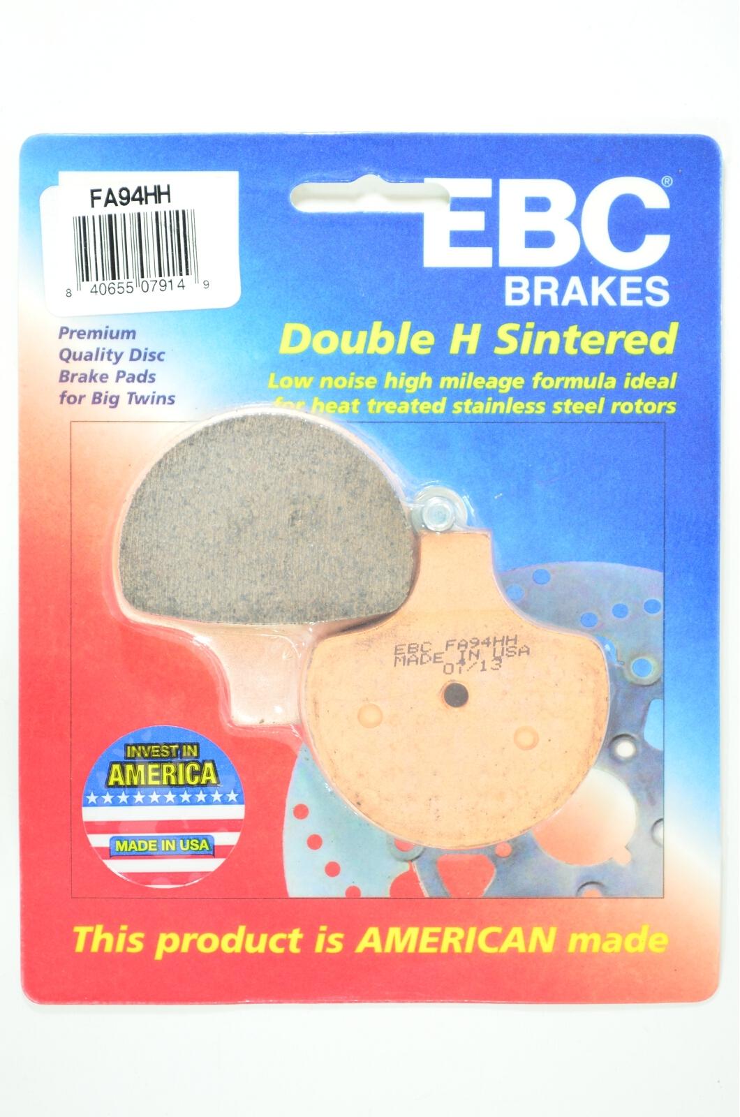 Front Sintered Double-H Brake Pads - Replaces H-D # 43063-83 - 83C - Click Image to Close