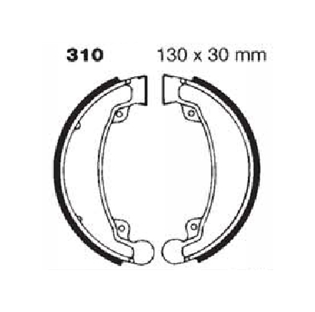 Standard Organic Brake Shoes - Click Image to Close