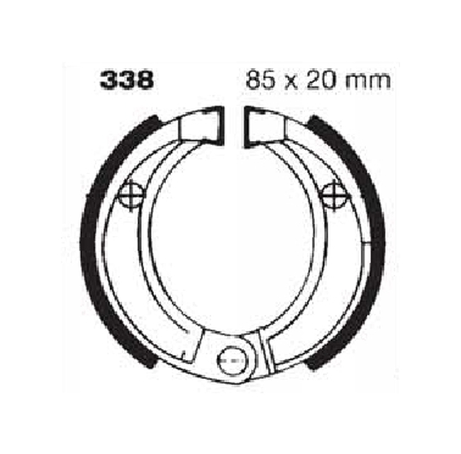 Standard Organic Brake Shoes - Click Image to Close