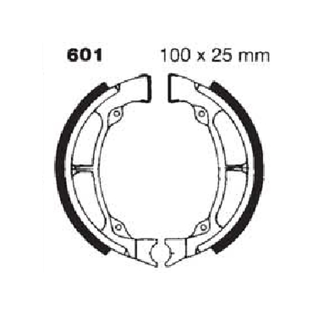 Standard Organic Brake Shoes - Click Image to Close