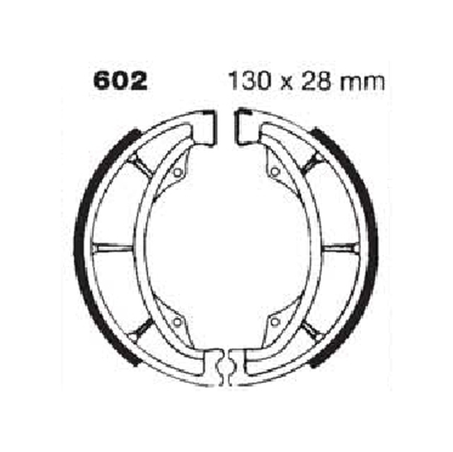 Standard Organic Brake Shoes - Click Image to Close