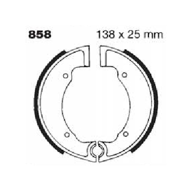 Standard Organic Brake Shoes - Click Image to Close