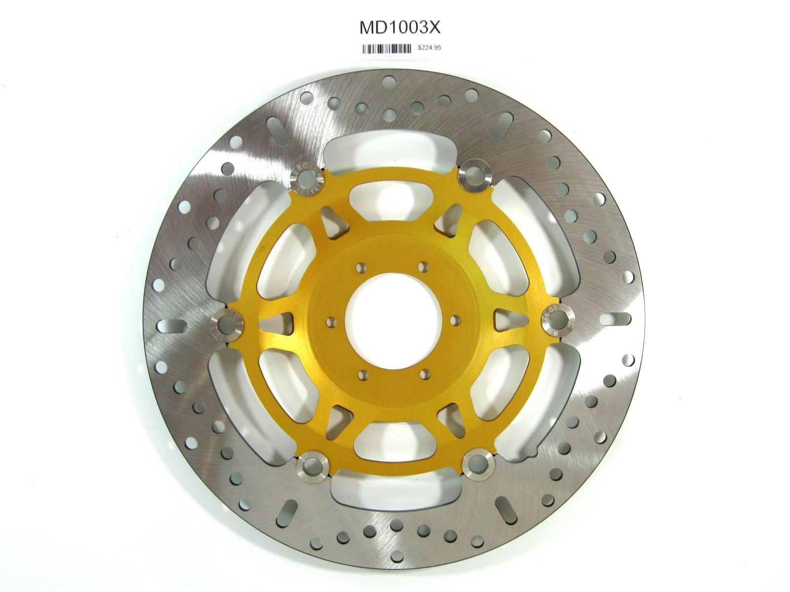 Floating Front Brake Rotor - Honda CBR Interceptor Super Hawk - Click Image to Close