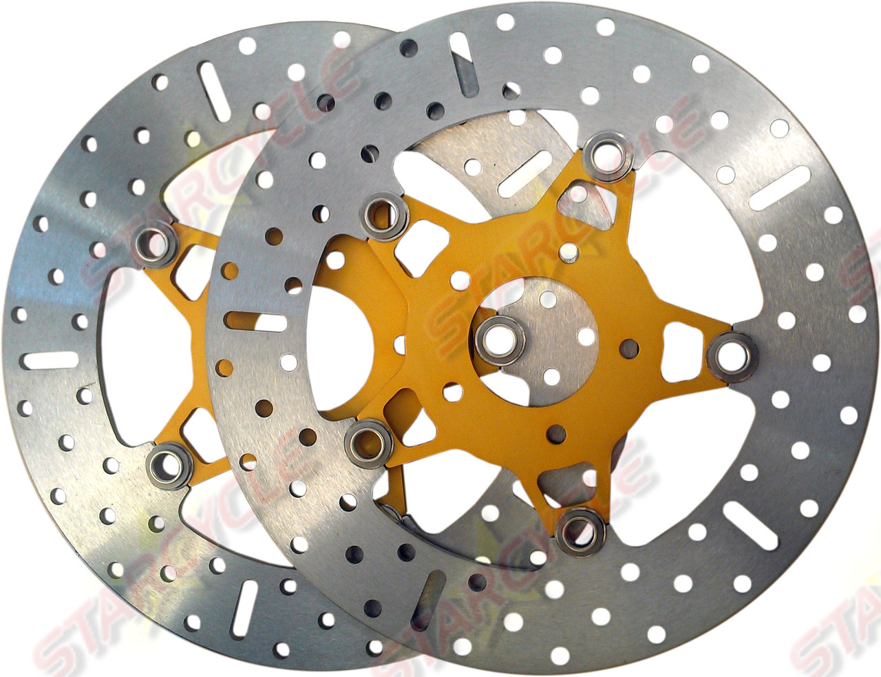 Floating Brake Rotor Front Set - Click Image to Close