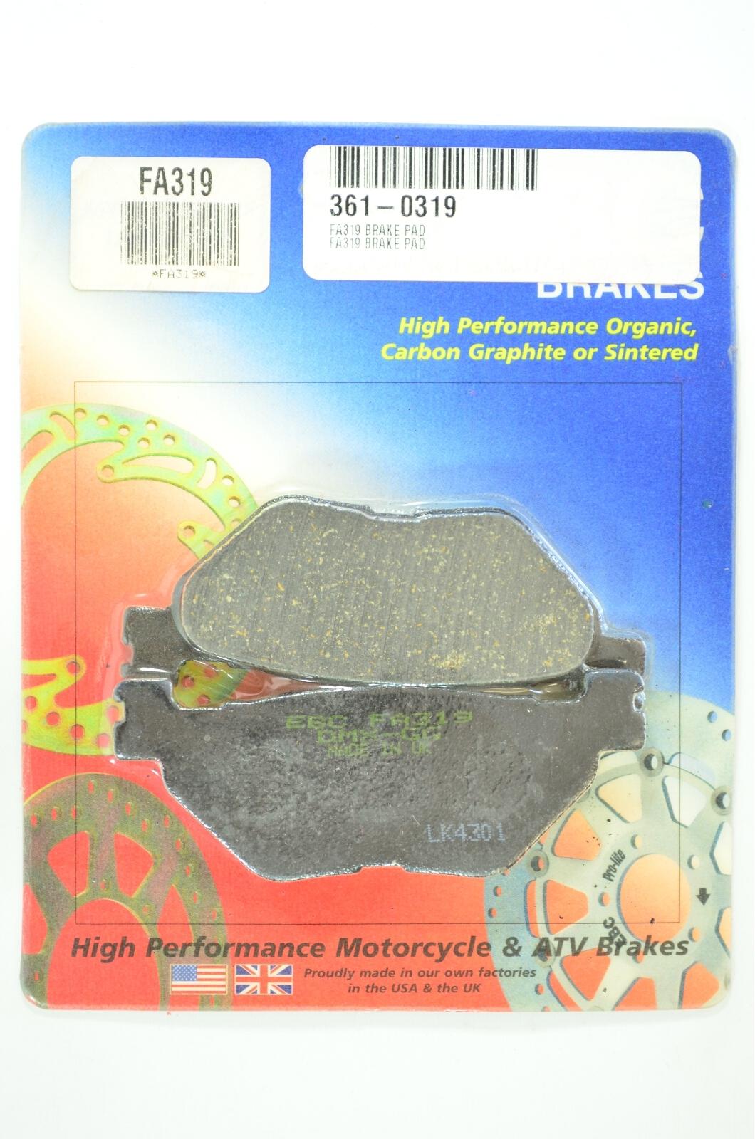 Standard Organic Brake Pads - Click Image to Close