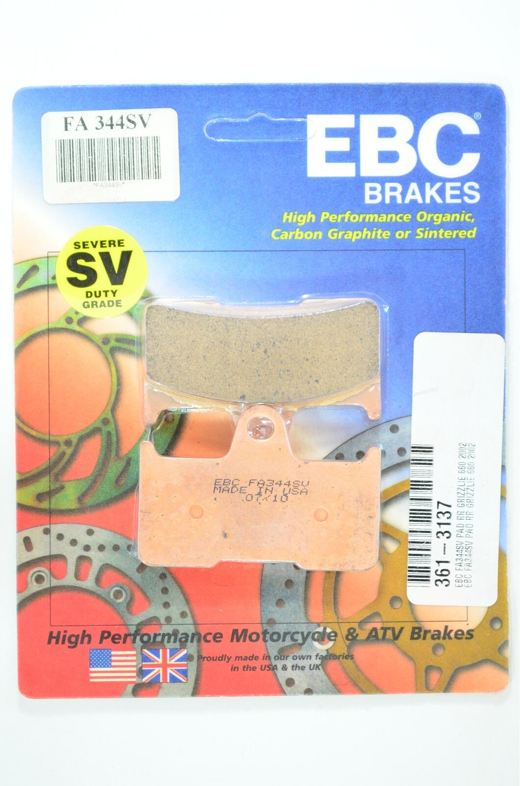 Severe Duty Brake Pads - For 02-08 660 Grizzly 4WD - Click Image to Close