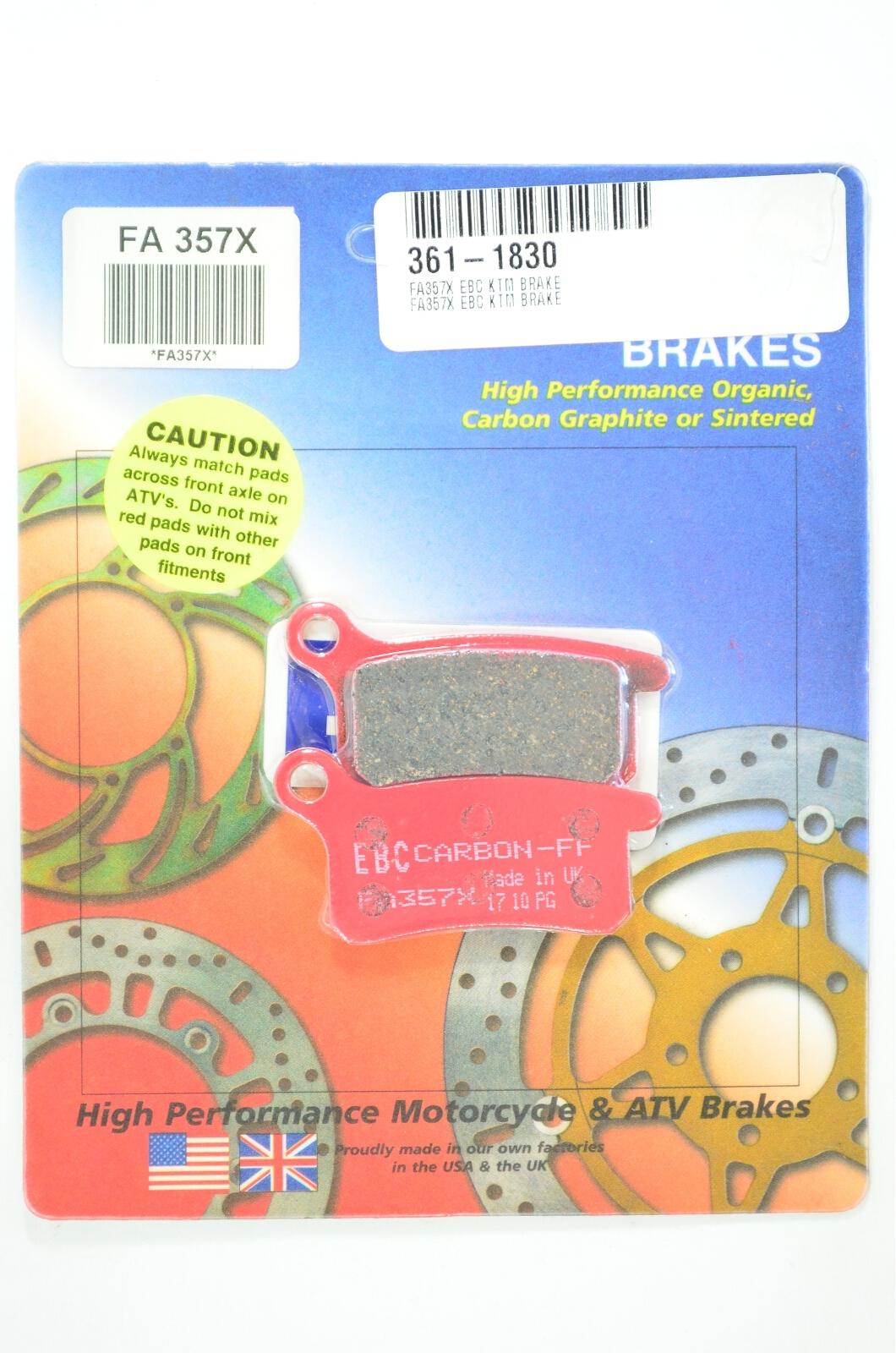 Standard Organic Brake Pads - Click Image to Close