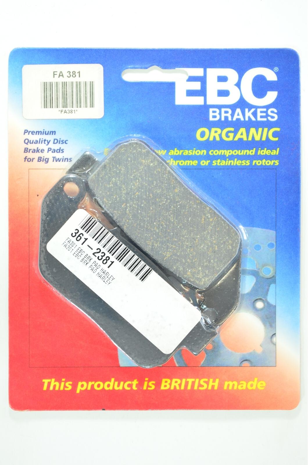 Standard Organic Brake Pads - Click Image to Close