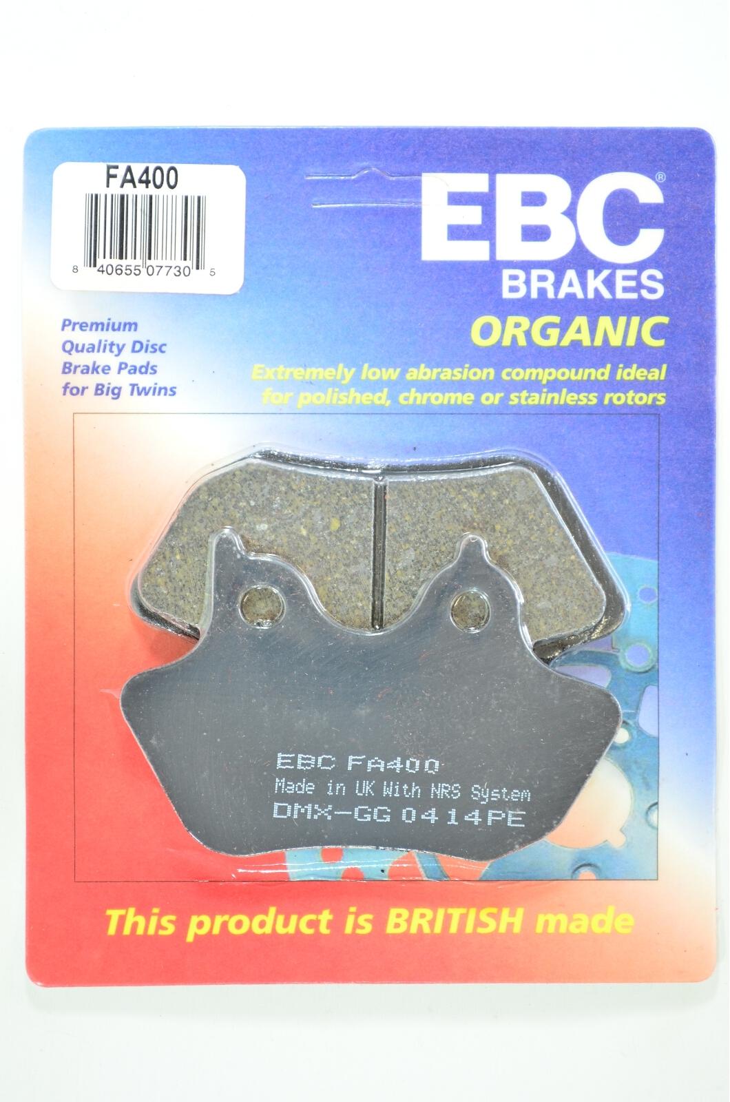 Standard Organic Brake Pads - Replaces Harley Davidson # 44082-00/00C - Click Image to Close