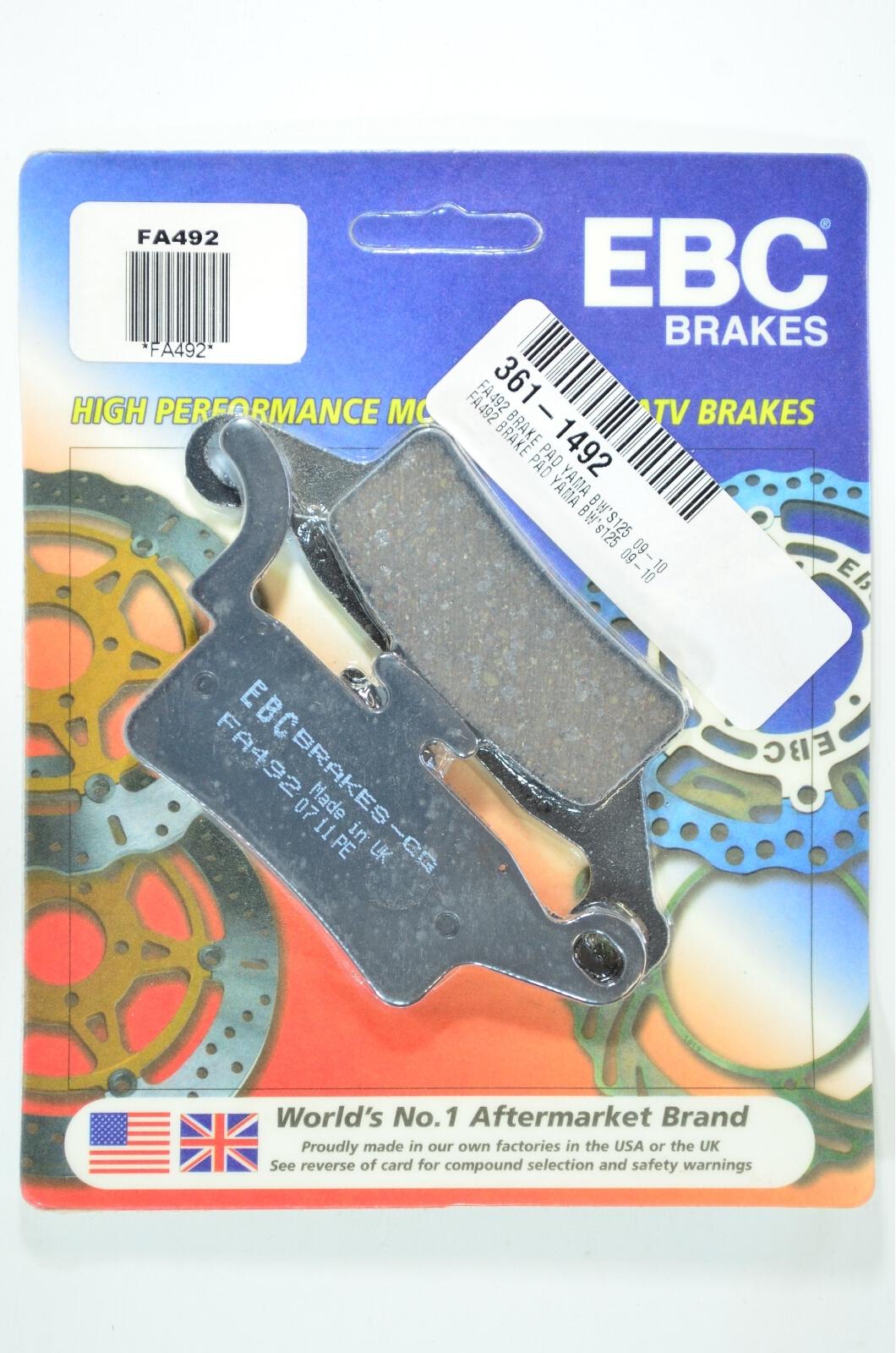 Standard Organic Brake Pads - Click Image to Close