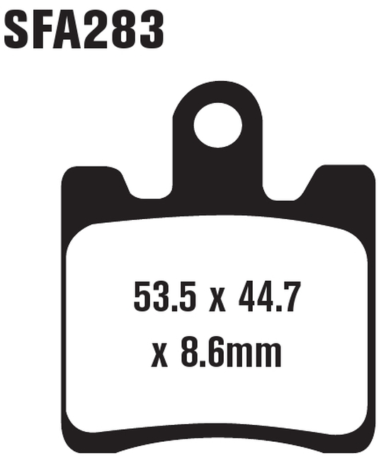 Standard Organic Brake Pads - Click Image to Close