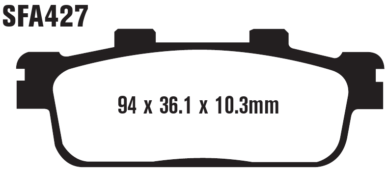 Standard Organic Brake Pads - Click Image to Close