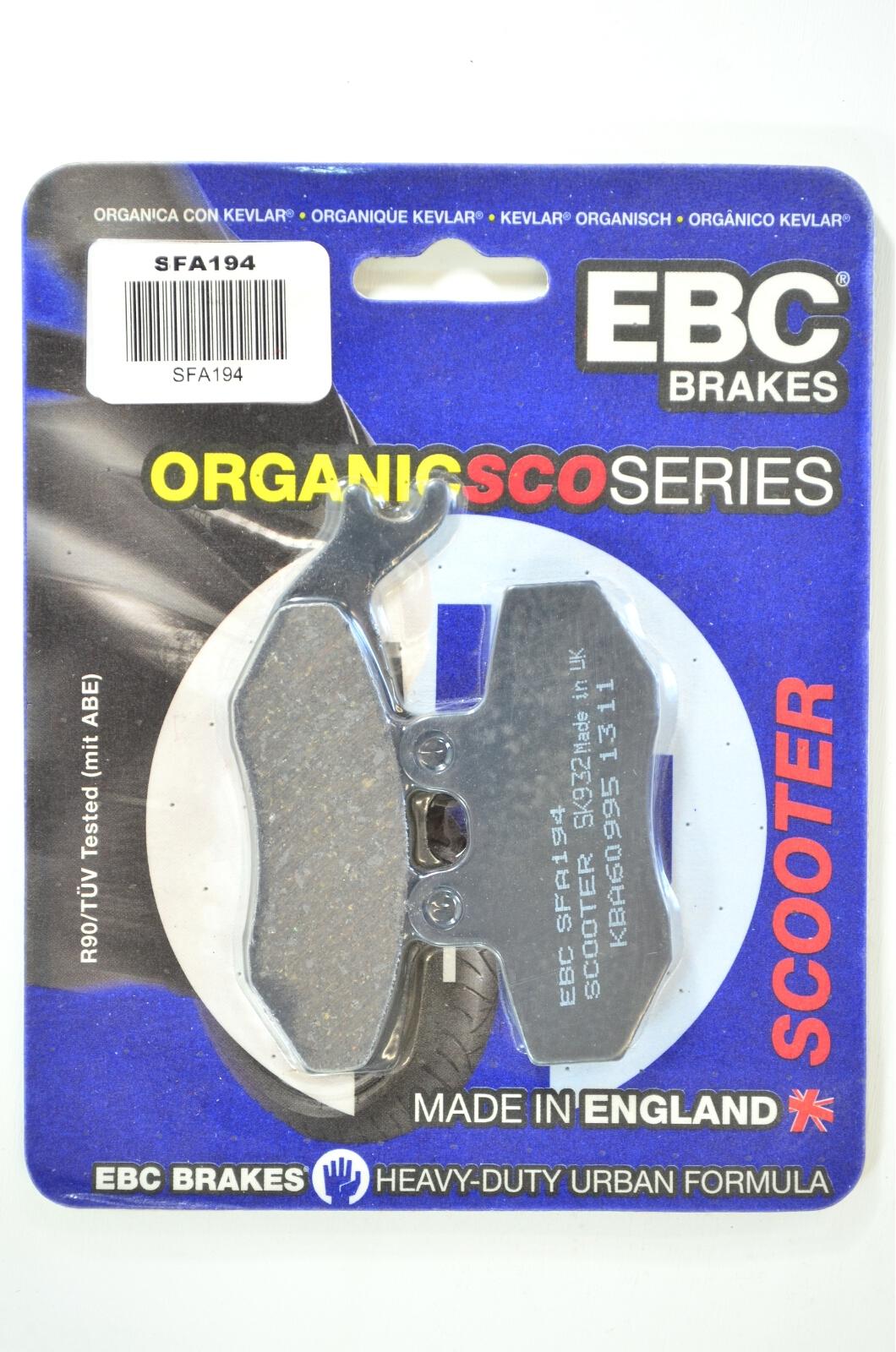 Standard Organic Brake Pads - Click Image to Close