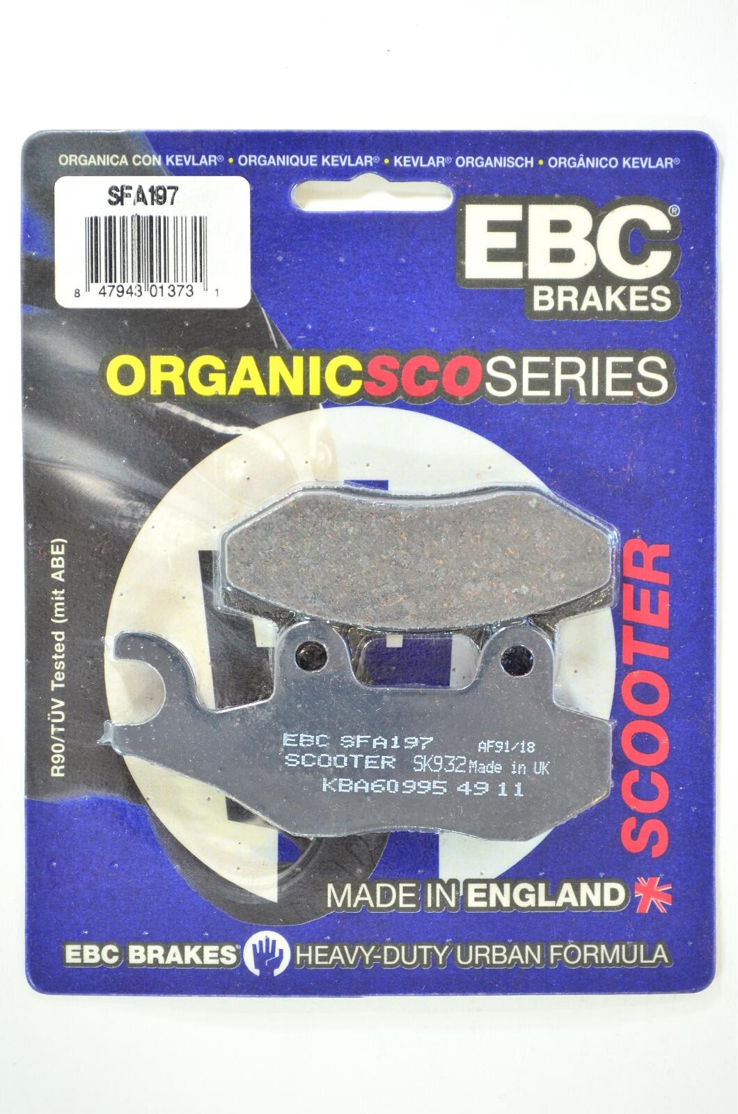 Standard Organic Brake Pads - Click Image to Close