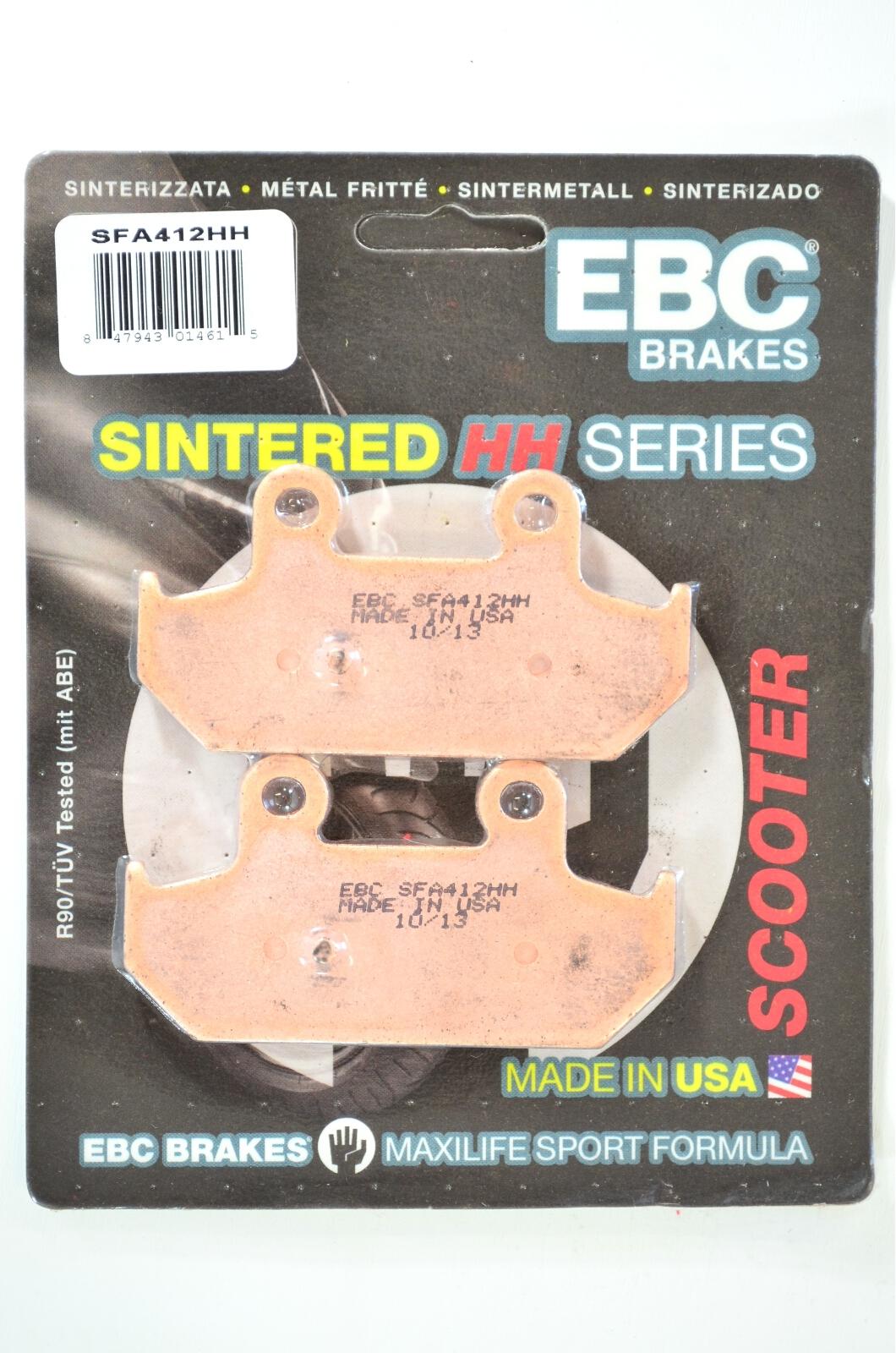 Sintered Double-H Rear Brake Pads - For 04-17 Suzuki Burgman 650 & 400 - Click Image to Close