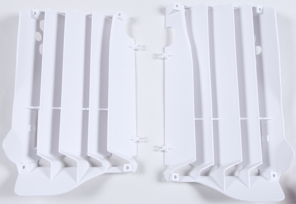 Radiator Louver Cover (White) - For Honda 13-15 CRF450R - Click Image to Close