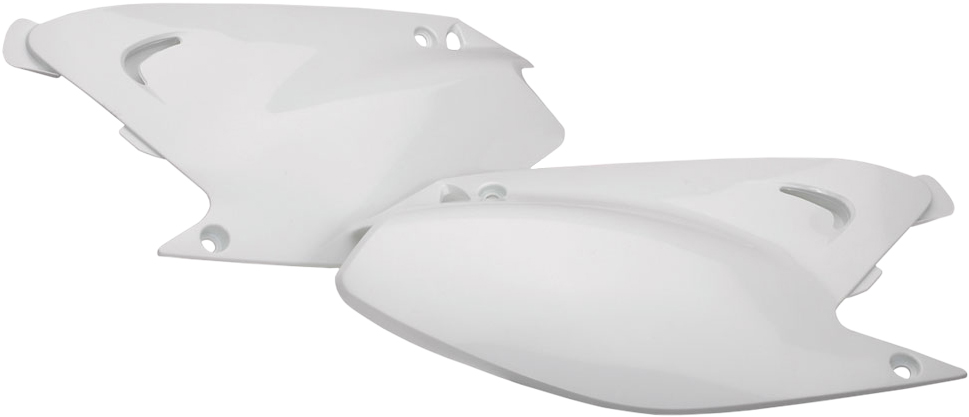 Side Panels - White - For 03-07 Kawasaki KX250 03-05 KX125 - Click Image to Close