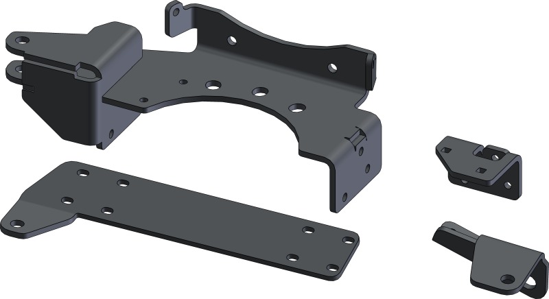 UTV Plow Actuator Bracket Kit for 105635 Tube - Click Image to Close