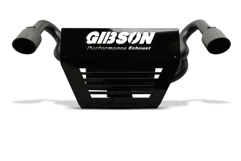 2.25in Dual Outlet Slip On Exhaust - Black Ceramic - For 16+ RZR XP Turbo / S - Click Image to Close