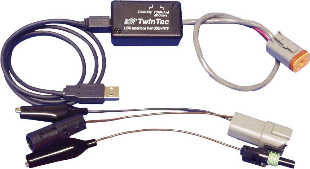 USB Interface and Software for Twin Tuner Fuel Injection Controller - Pc Link Interface Cable - Click Image to Close