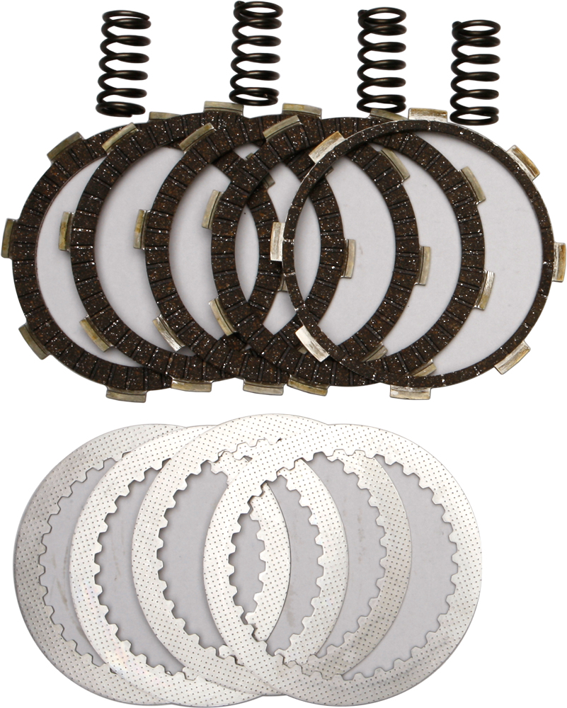 DRC Complete Clutch Kit - Cork CK Plates, Steels, & Springs - For 08-20 Kawasaki KLX140 - Click Image to Close