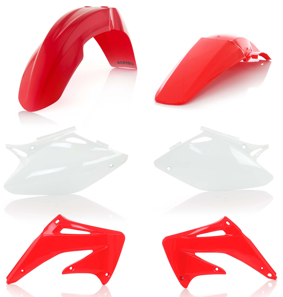 Red Plastic Kit - For 2004 Honda CRF450R - Click Image to Close