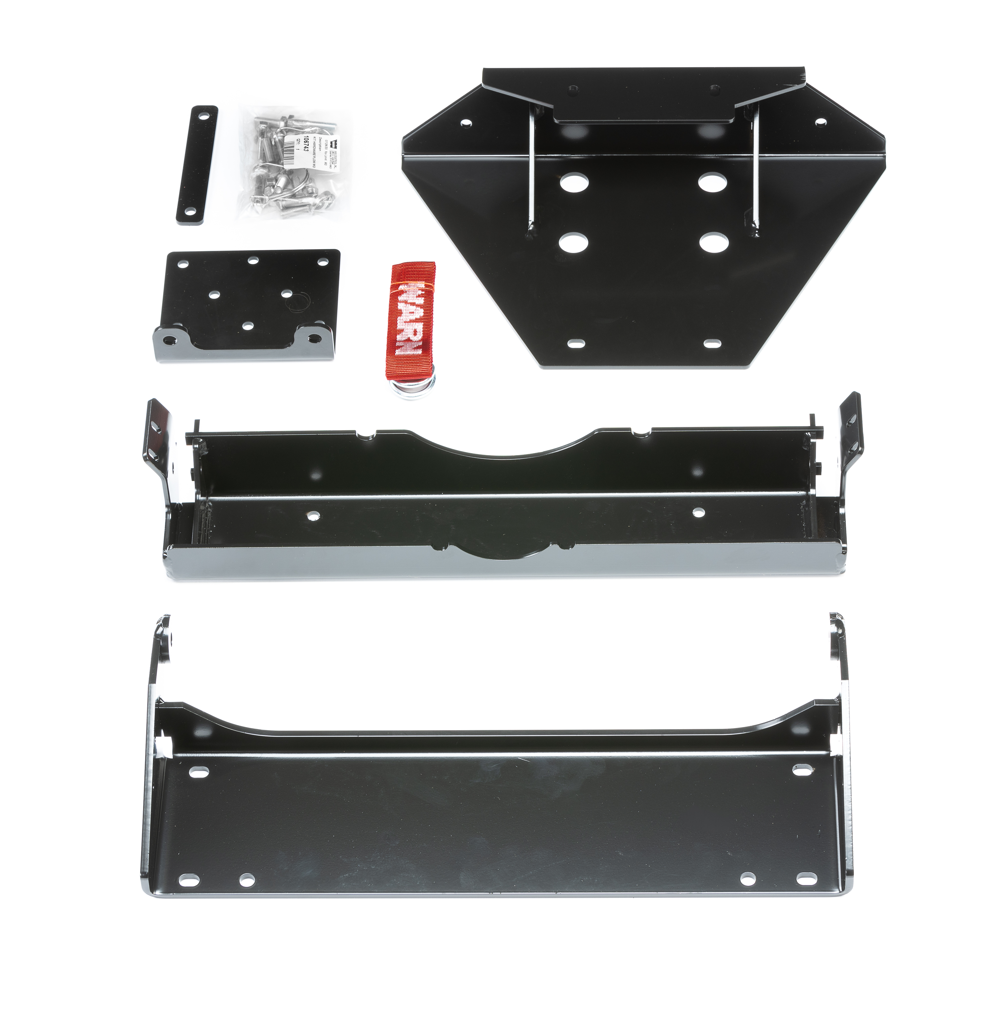 WARN Industries Plow Mount Kawasaki UTV - Front - Click Image to Close