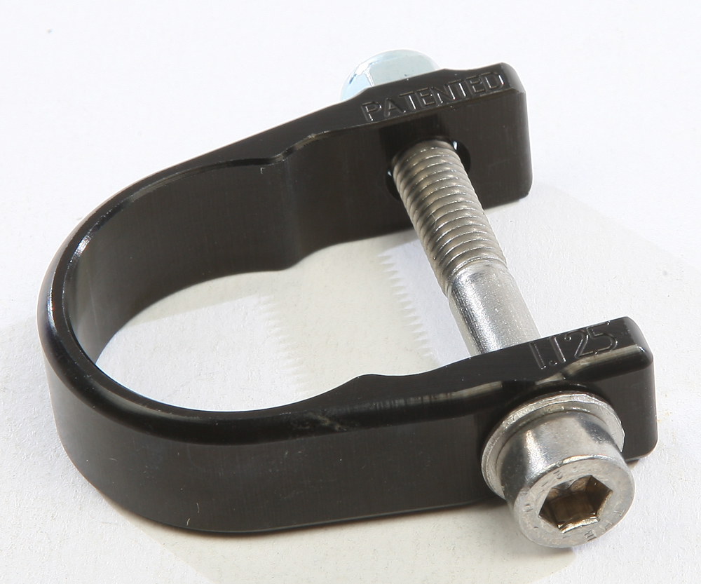 Universal Mounting Strap Clamp Black 1.125" - Click Image to Close