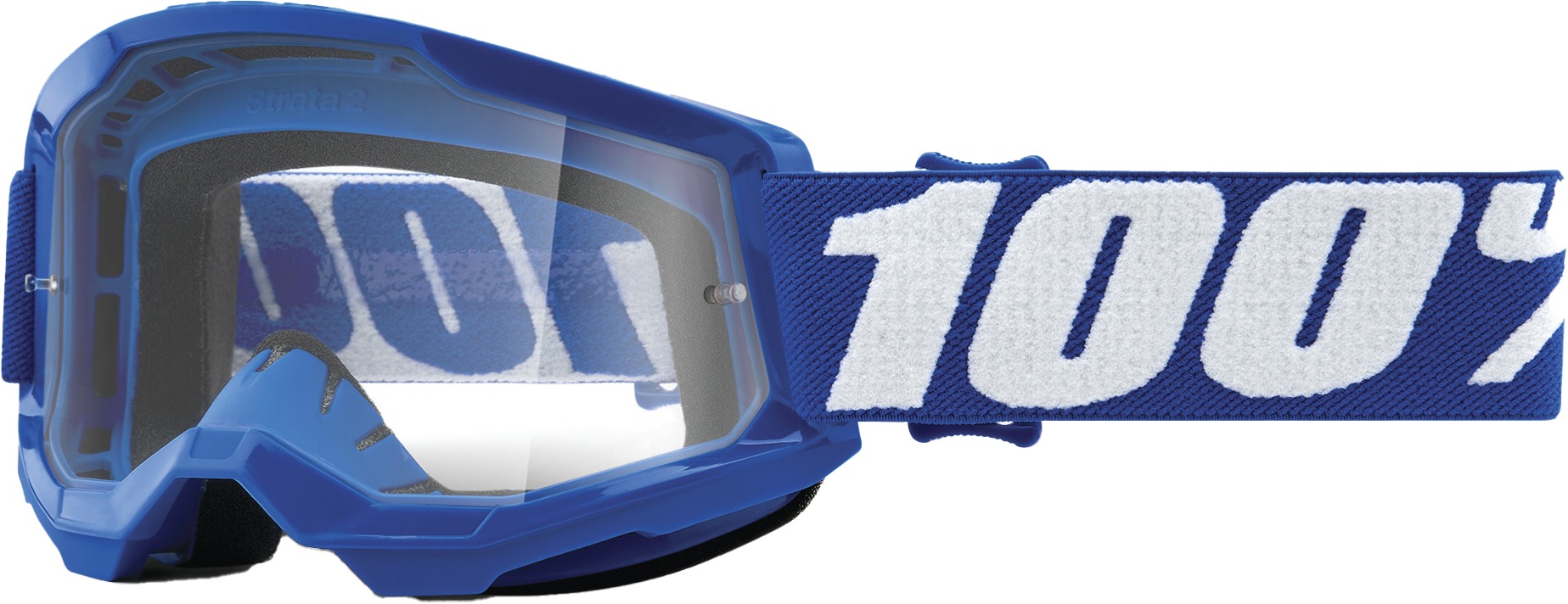 Strata 2 Blue Junior Goggles - Clear Lens - Click Image to Close