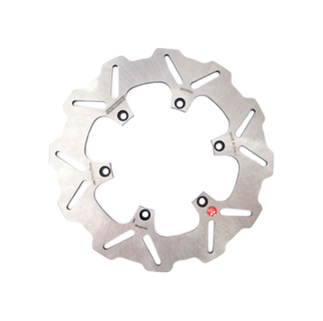 Rear Stainless Steel Racing Rotor - For 97-14 BMW Aprilia 650 - Click Image to Close