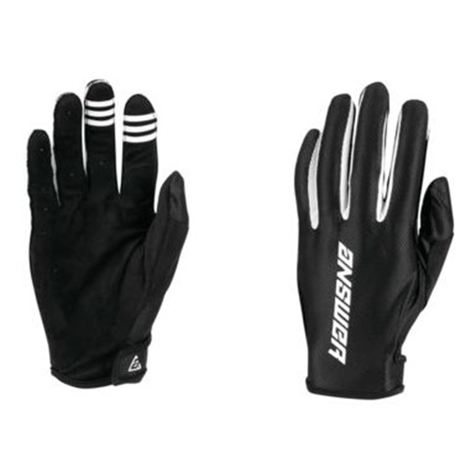 Answer Ascent Glove Black/White Youth - Small - Click Image to Close