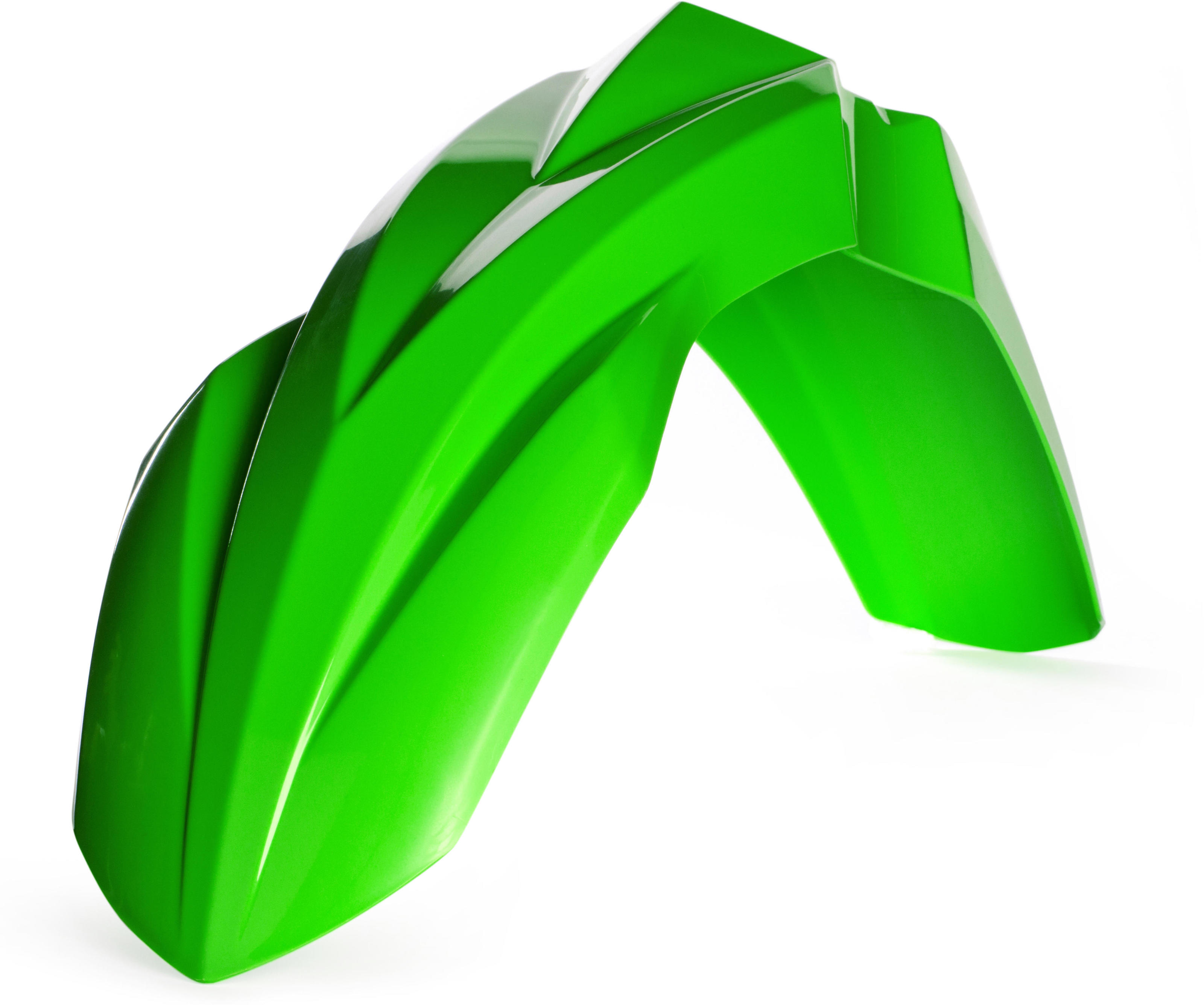 Front Fender - Green - For 18-23 Kawasaki KX250F KX250X KX450 KX450F KX450X - Click Image to Close