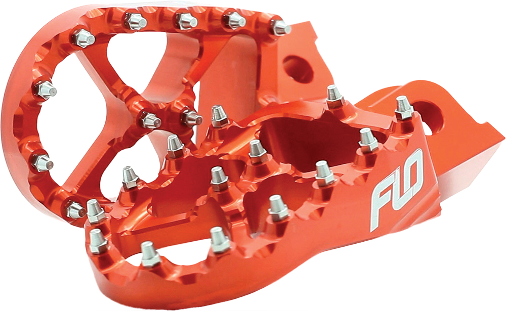 Pro Series Foot Pegs Orange - For 16-20 KTM Husqvarna - Click Image to Close